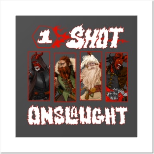 One-shot Onslaught New Logo Posters and Art